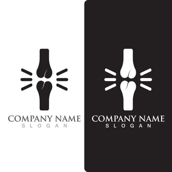 Bone logo vector template vector