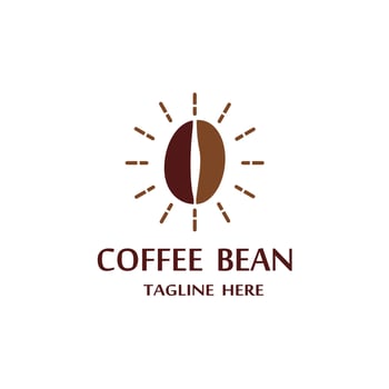 coffee bean icon vector