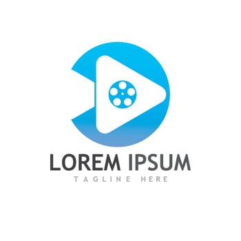 abstract film symbol and images illustration vector