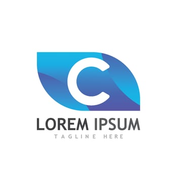 C Letter Logo Template vector