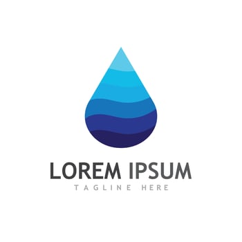 Water drop Logo Template vector