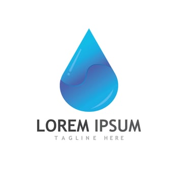 Water drop Logo Template vector