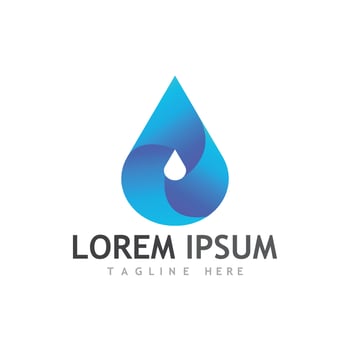 Water drop Logo Template vector