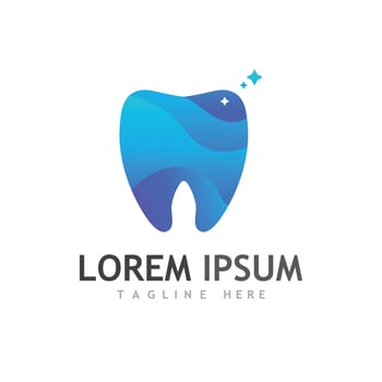dental logo , dental care , and dental health. vector template illustration.