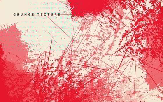Abstract grunge texture splash paint white and red background vector