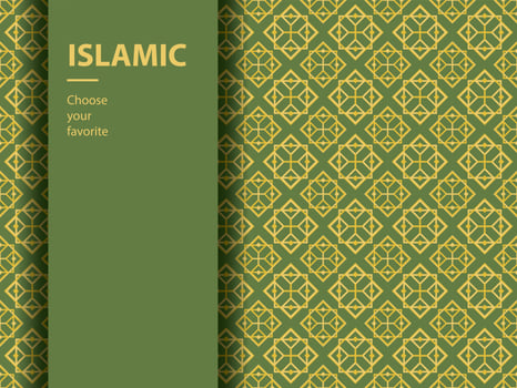 Bismillah Jumma mubarak Eid islamic background calligraphy pattern quran mosque ornament arabic art vector