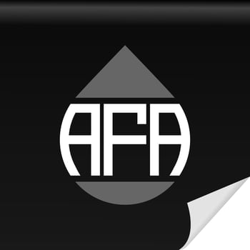 AFA creative initials letter logo design with vector graphic