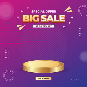 Big Sale Social Media Banner Template vector