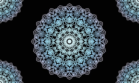 Colorful mandala background design. Ornamental mandala design. Mandala Pattern Design. vector