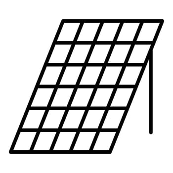 Solar Panel Icon Style vector