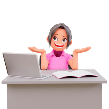 3d render student studying concept png