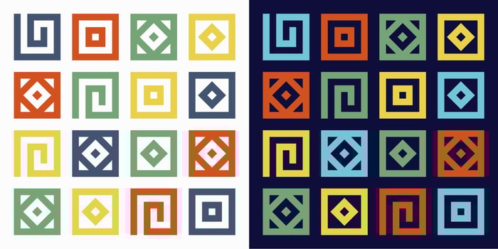 Abstract geometric symbol icon vector