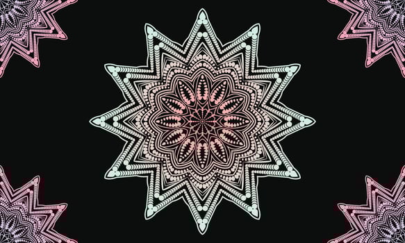 Colorful mandala background design. Ornamental mandala design. Mandala Pattern Design. vector