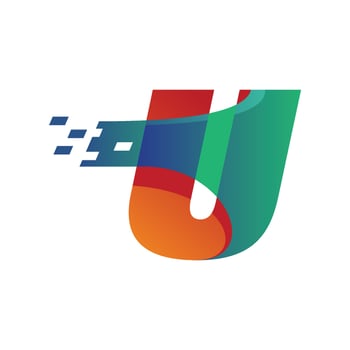 Technology Alphabet U vector