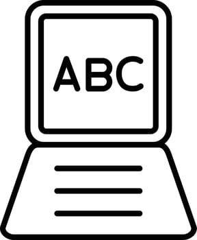 Learning Outline Icon vector