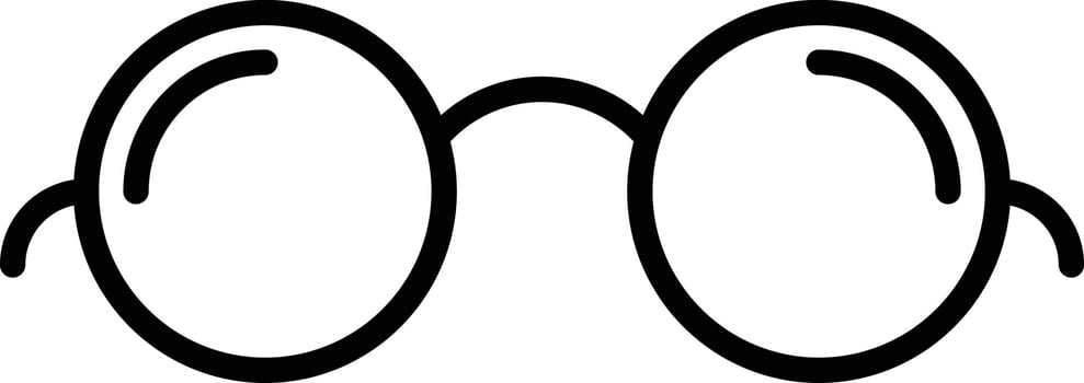 Glasses Outline Icon vector