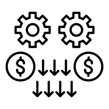 Crisis Management Icon Style vector