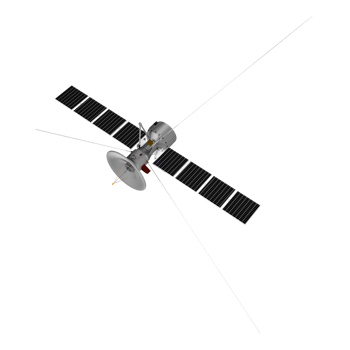 satellite spaceship Internet communication telephone network 3d illustration png