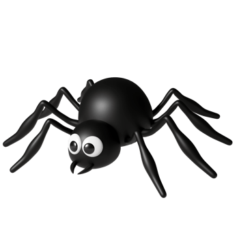 Happy Halloween 3d elements png