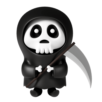 Happy Halloween 3d elements png