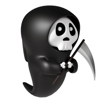 Happy Halloween 3d elements png
