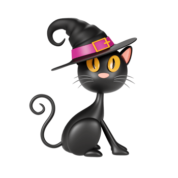 Happy Halloween 3d elements png