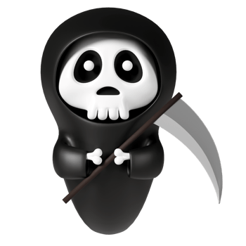 Happy Halloween 3d elements png