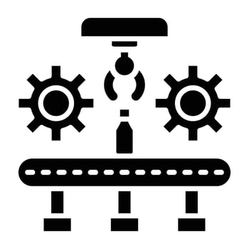 Manufacture Icon Style vector