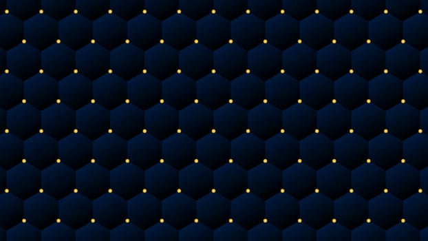 Gold and dark luxury background vector illustration created with simple geometric shapes.