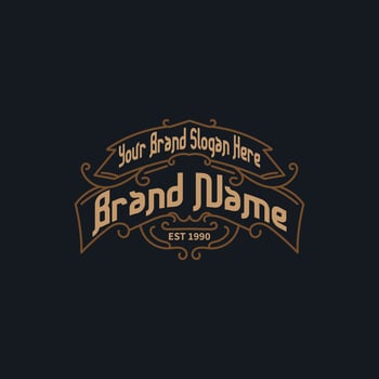 Vintage Retro Logo for banner, poster, flyer, barber shop, coffee shop vector