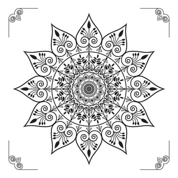 Creative, Modern, Abstract and Professional Luxury Ornamental Mandala Background Design or Pattern Design Vector