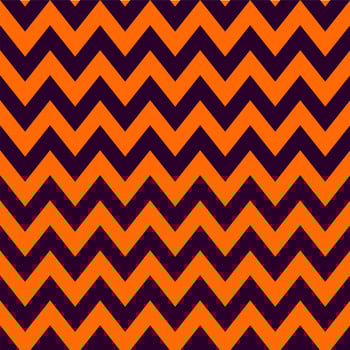 Orange and dark violet color of zigzag pattern. Vector. Paper, cloth, fabric, cloth, dress, napkin, cover, bed printing, gift, present or wrap. Halloween, spring, fall, harvest concept, background. vector