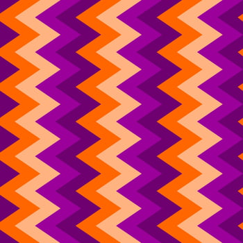 Vector pattern vertical zigzag design. Orange purple color. Paper, cloth, fabric, cloth, dress, napkin, cover, bed printing, gift, present or wrap. Halloween, spring, fall, harvest concept, background