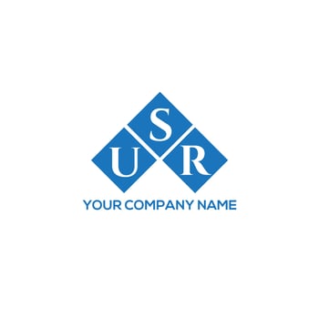 USR letter logo design on white background. USR creative initials letter logo concept. USR letter design. vector