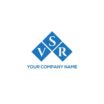VSR letter logo design on white background. VSR creative initials letter logo concept. VSR letter design. vector
