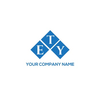 ETY letter logo design on white background. ETY creative initials letter logo concept. ETY letter design. vector