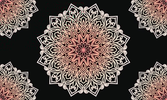 Colorful mandala background design. Ornamental mandala design. Mandala Pattern Design. vector