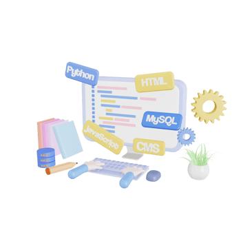 3D illustration, web Development concept, programming, and coding png