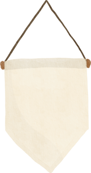 Watercolor flag pennant png