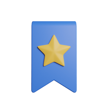 Bookmark Star Sign png