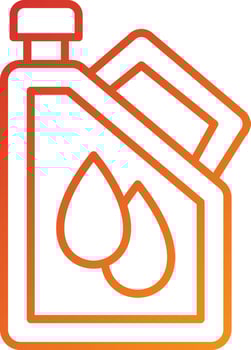 Oil Canister Icon Style vector