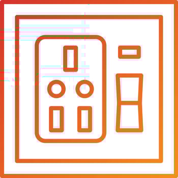 Socket Icon Style vector