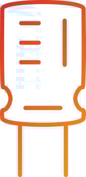 Capacitor Icon Style vector