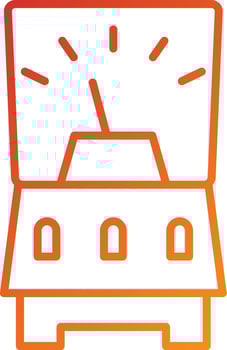 Voltmeter Icon Style vector