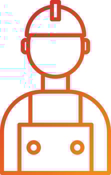 Electrician Icon Style vector