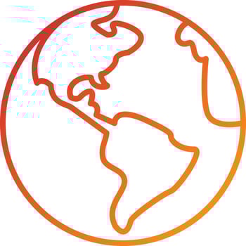 Globe Icon Style vector