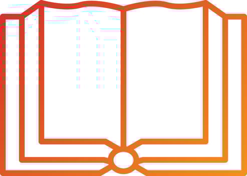 Open Book Icon Style vector