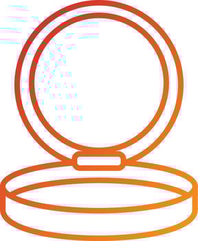 Blush Icon Style vector
