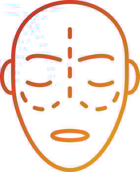 Cosmetic Surgery Icon Style vector