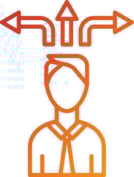 Business Ways Icon Style vector